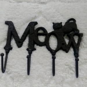 "MEOW" Wall Mount Key Holder